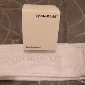Spoiled Child Terry Cloth Spa Headband Velcro Skincare Accessory NEW